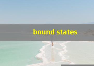 bound states